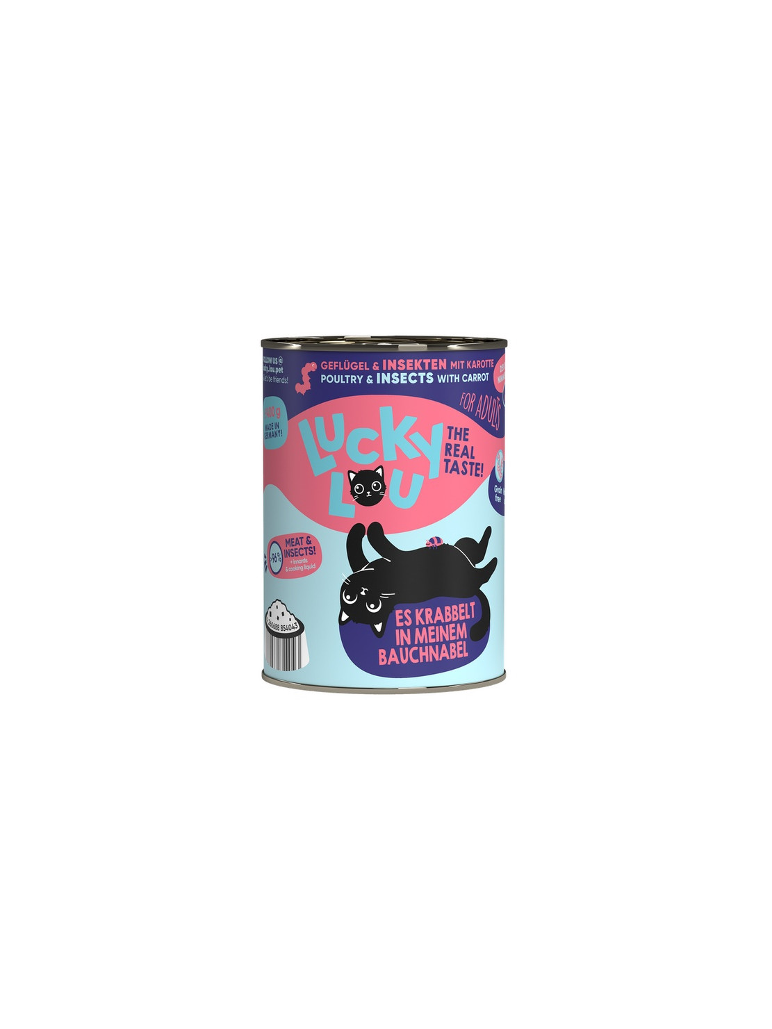 Lucky Lou Lifestage Adult Drób i owady puszka 400g