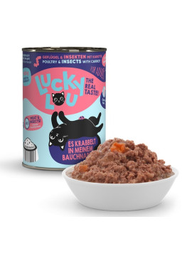 Lucky Lou Lifestage Adult Drób i owady puszka 400g