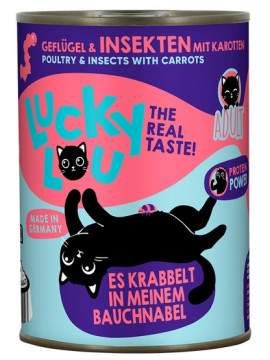 Lucky Lou Lifestage Adult Drób i owady puszka 400g