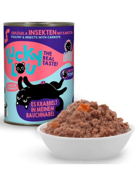 Lucky Lou Lifestage Adult Drób i owady puszka 400g
