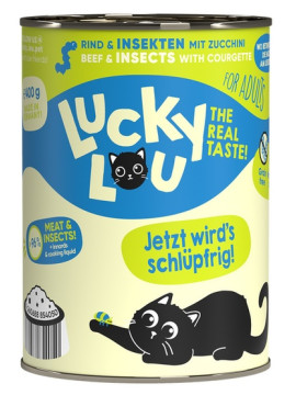 Lucky Lou Lifestage Adult Wołowina i owady puszka 400g