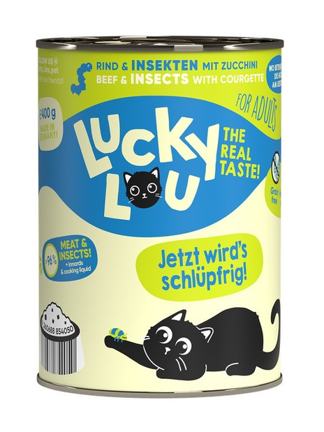 Lucky Lou Lifestage Adult Wołowina i owady puszka 400g