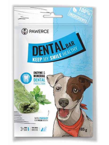 Pawerce Dental Bar Small Breeds 3szt/op 105g/12cm