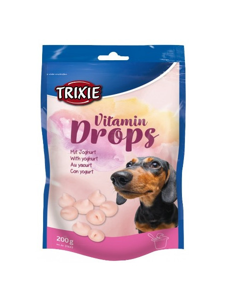 Trixie Dropsy jogurtowe z witaminami dla psa saszetka 200g [31643]