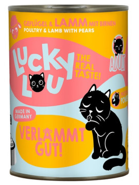 Lucky Lou Lifestage Adult Drób i jagnięcina puszka 400g