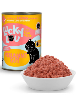 Lucky Lou Lifestage Adult Drób i jagnięcina puszka 400g