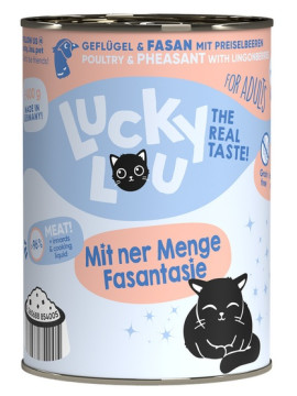 Lucky Lou Lifestage Adult Drób i bażant puszka 400g