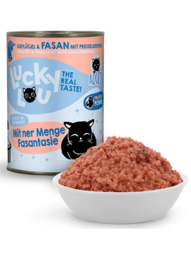 Lucky Lou Lifestage Adult Drób i bażant puszka 400g