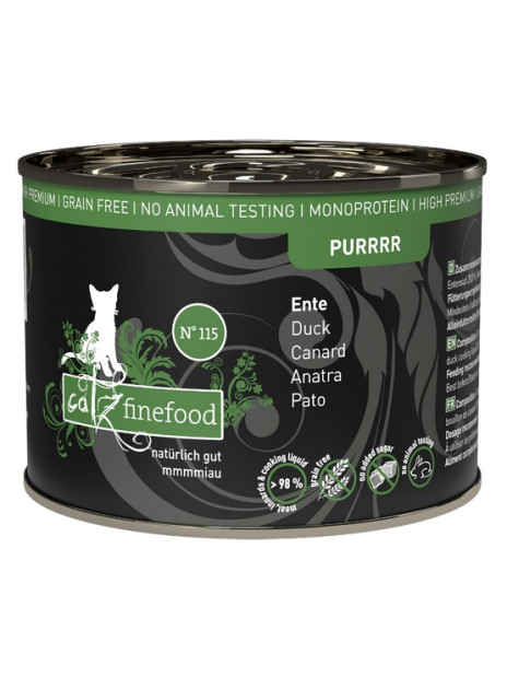 Catz Finefood Purrrr N.115 Kaczka puszka 200g