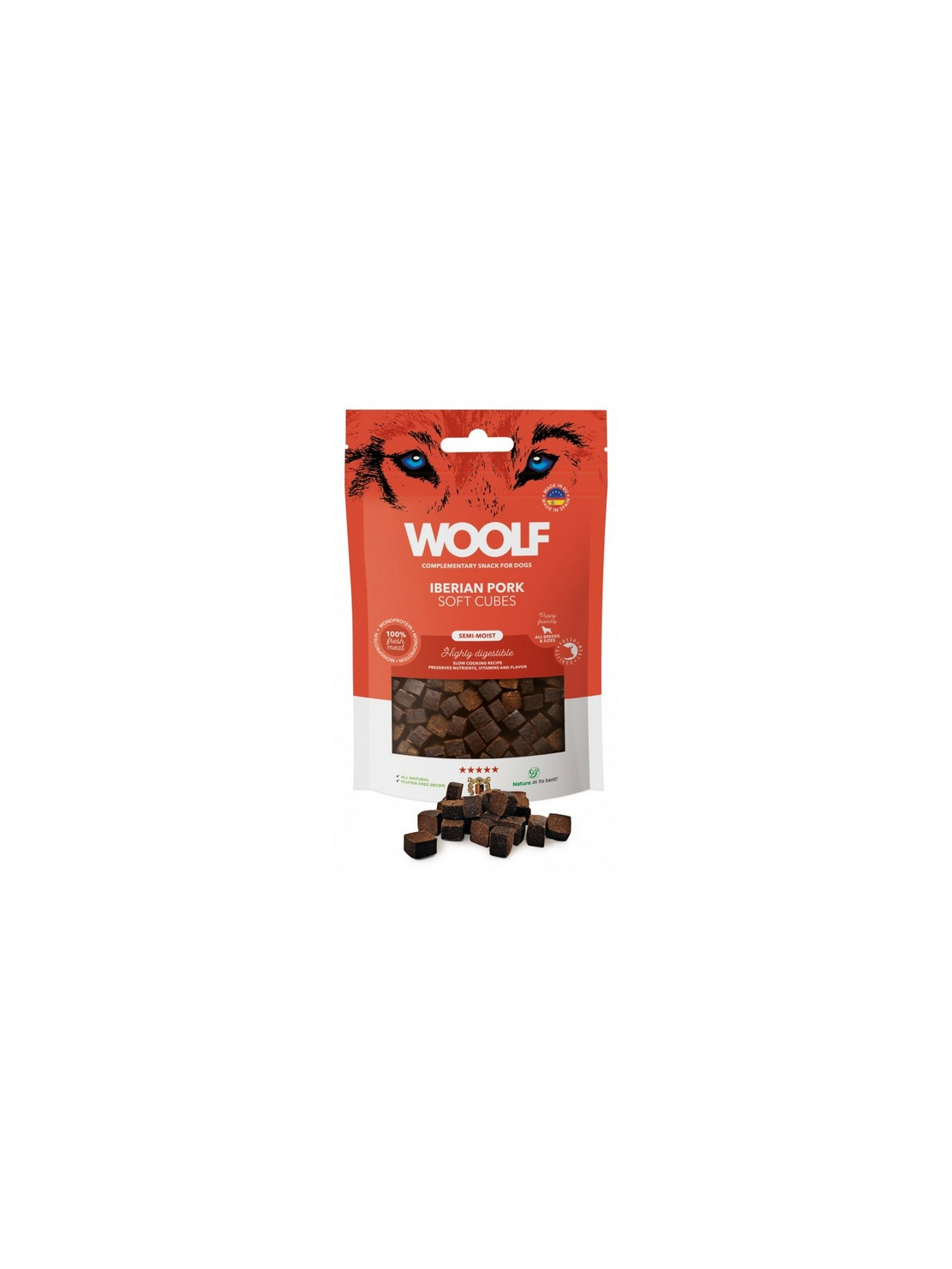 Woolf Soft Cubes Iberian Pork 100g