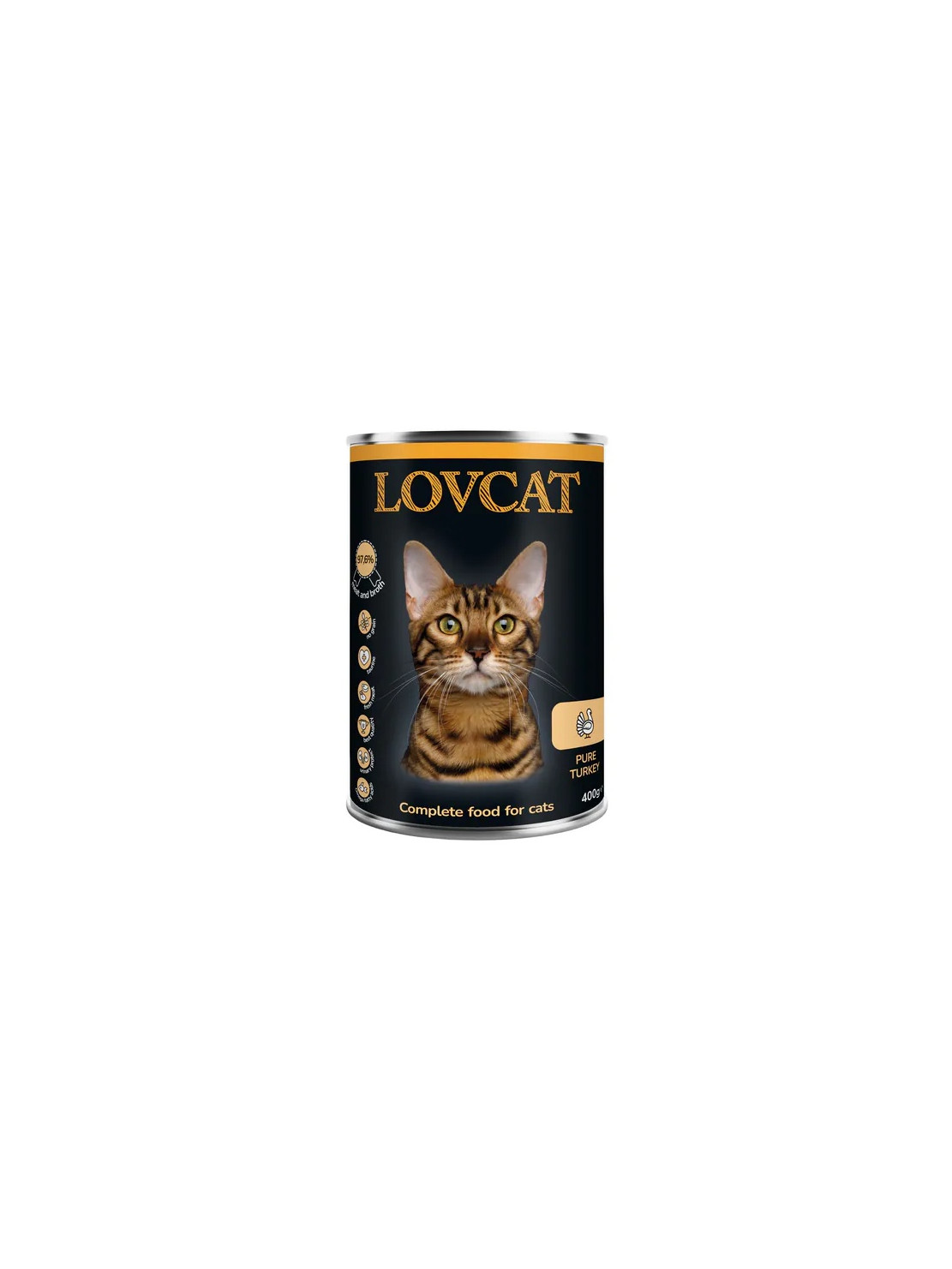 Lovcat Pure Turkey puszka 400g
