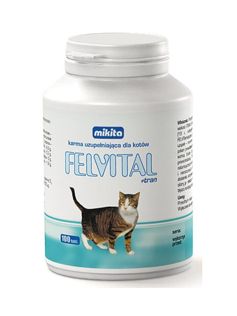 Mikita Felvital + Tran 100 tabletek