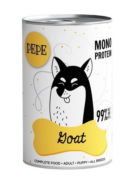 Paka Zwierzaka PEPE Goat (koza) puszka 400g