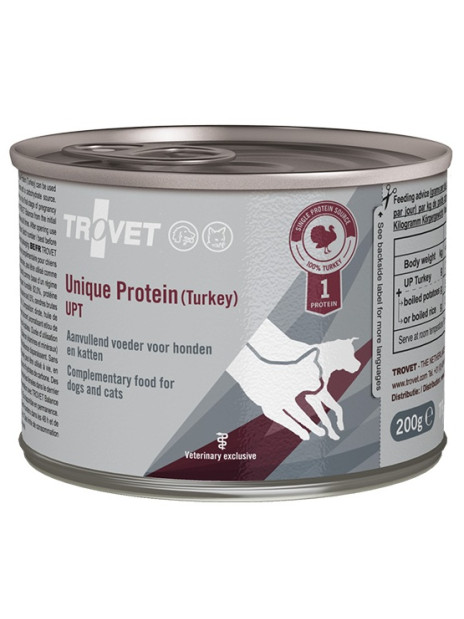 Trovet Unique Protein UPT Indyk dla psa i kota puszka 200g