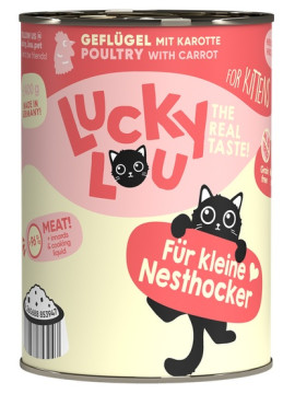 Lucky Lou Lifestage Kitten Drób puszka 400g