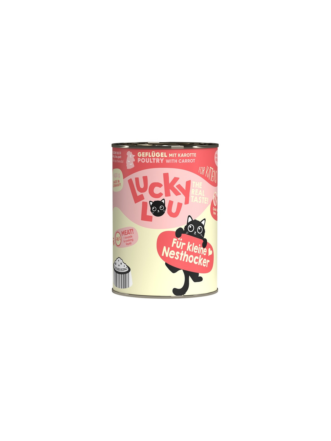 Lucky Lou Lifestage Kitten Drób puszka 400g