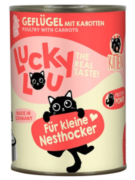 Lucky Lou Lifestage Kitten Drób puszka 400g