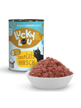 Lucky Lou Lifestage Adult Drób i jeleń puszka 400g