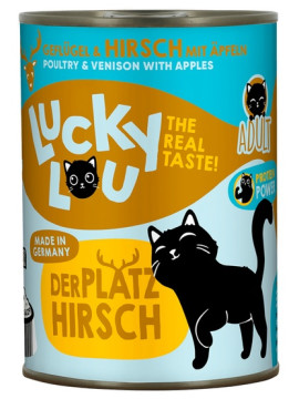 Lucky Lou Lifestage Adult Drób i jeleń puszka 400g