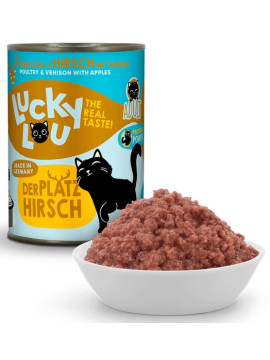 Lucky Lou Lifestage Adult Drób i jeleń puszka 400g
