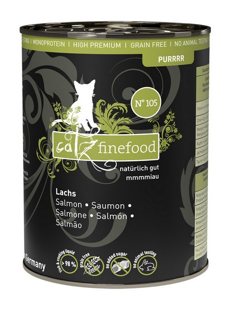 Catz Finefood Purrrr N.105 Łosoś puszka 375g