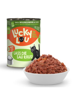 Lucky Lou Lifestage Adult Wołowina i dzik puszka 400g
