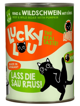 Lucky Lou Lifestage Adult Wołowina i dzik puszka 400g