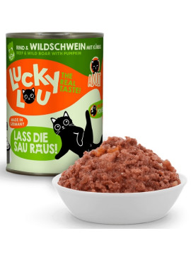 Lucky Lou Lifestage Adult Wołowina i dzik puszka 400g