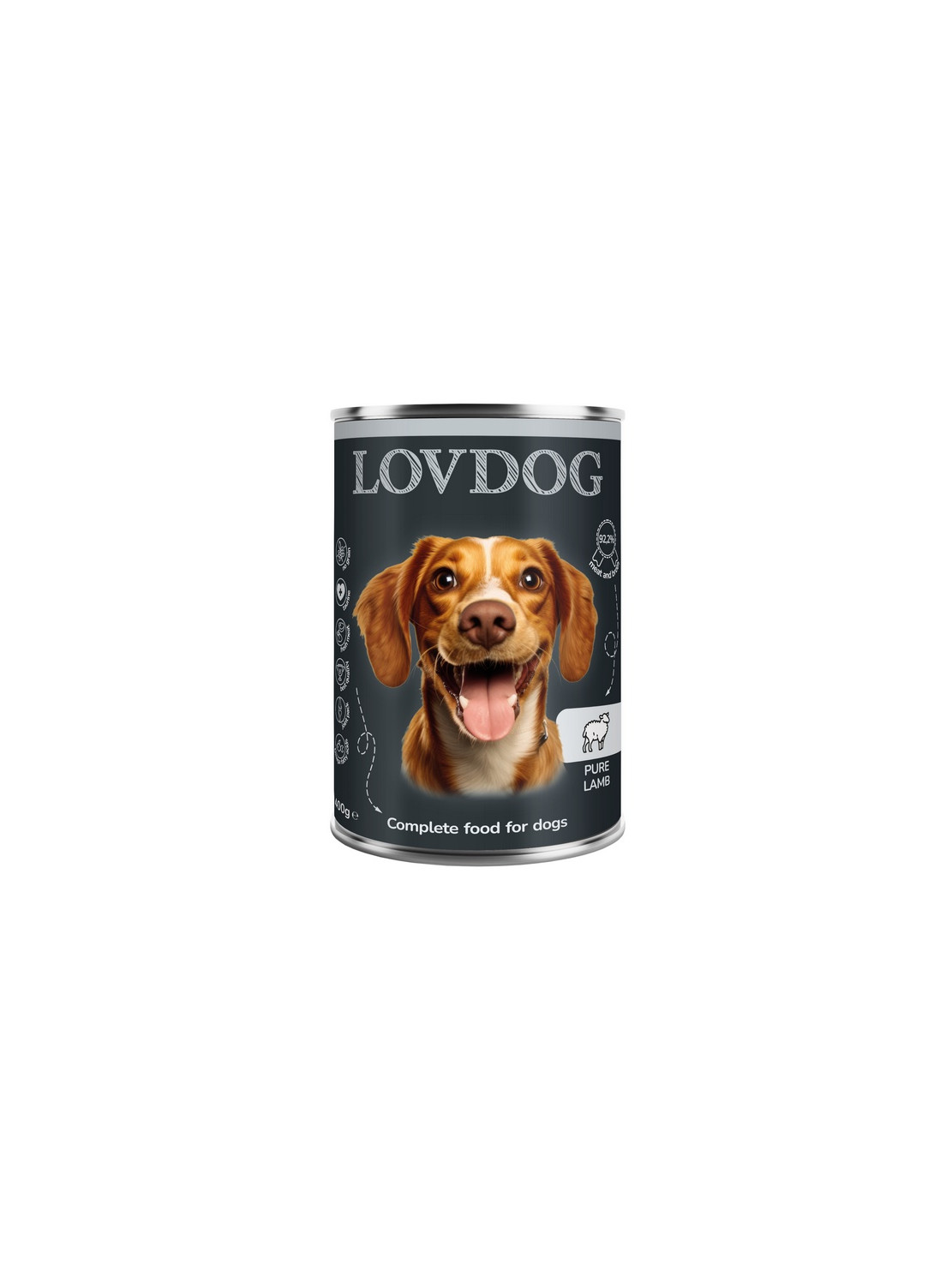 Lovdog Pure Lamb puszka 400g