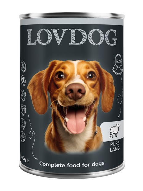Lovdog Pure Lamb puszka 400g