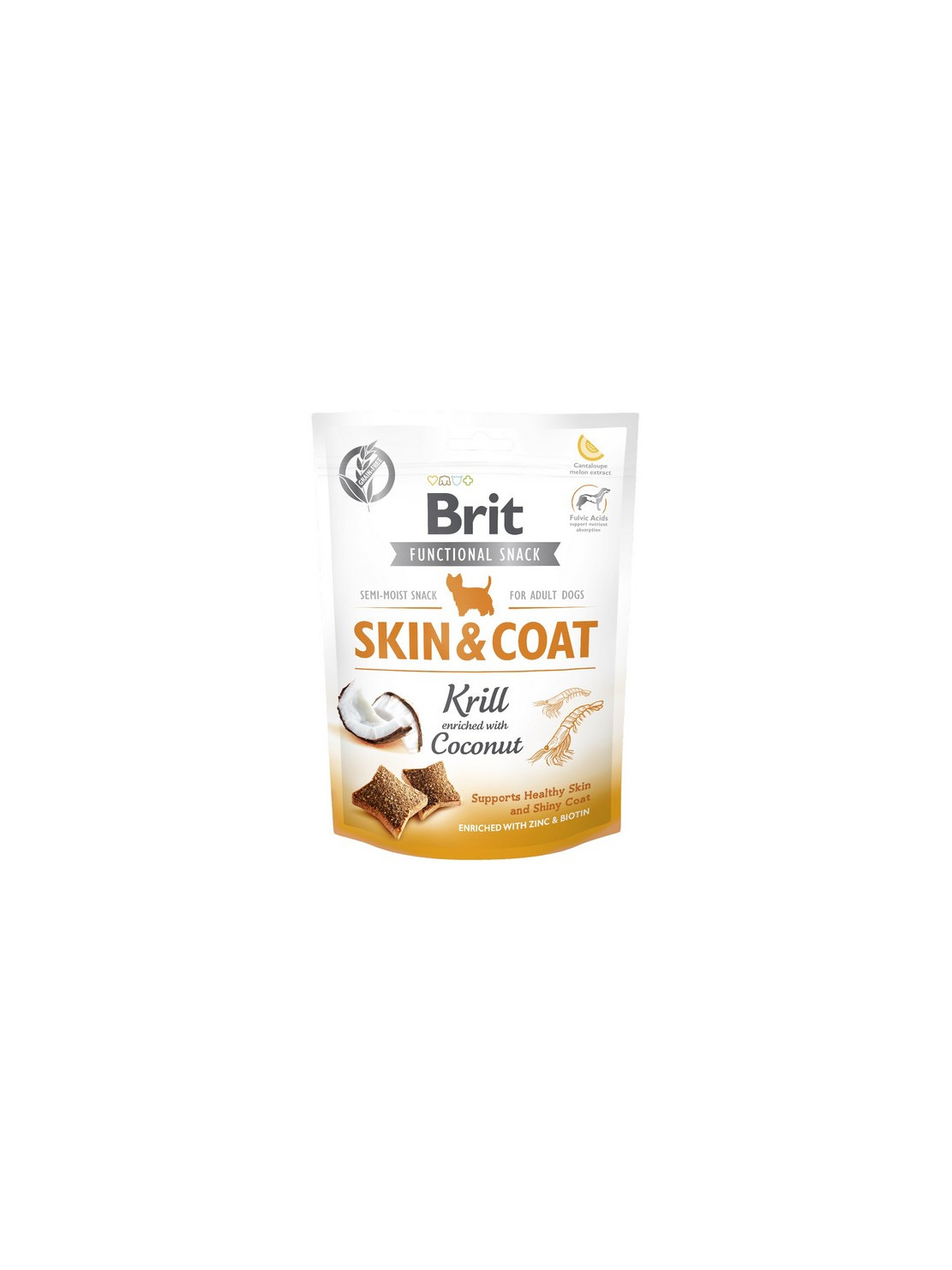 Brit Functional Snack Skin&Coat Krill 150g