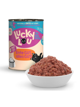 Lucky Lou Lifestage Adult Drób i kaczka puszka 400g