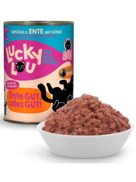 Lucky Lou Lifestage Adult Drób i kaczka puszka 400g