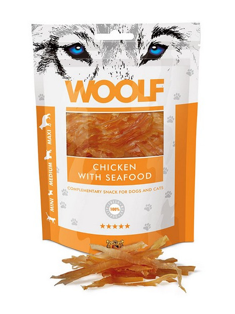 Woolf Chicken With Seafood 100g