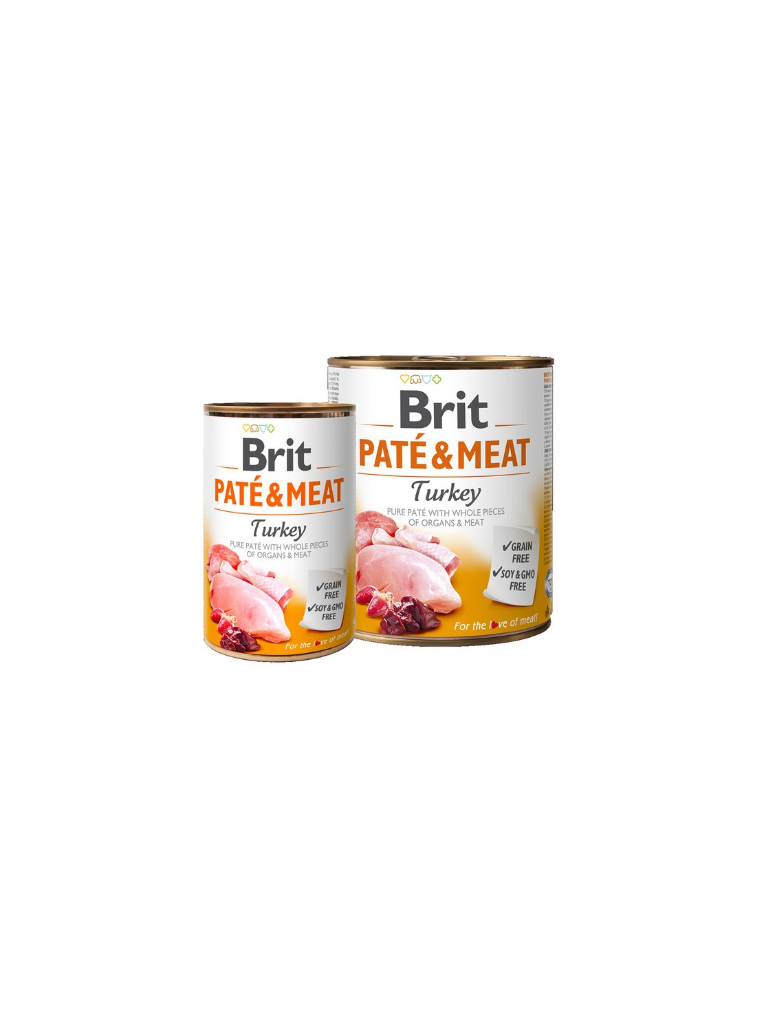 Brit Pate & Meat Dog Turkey puszka 800g