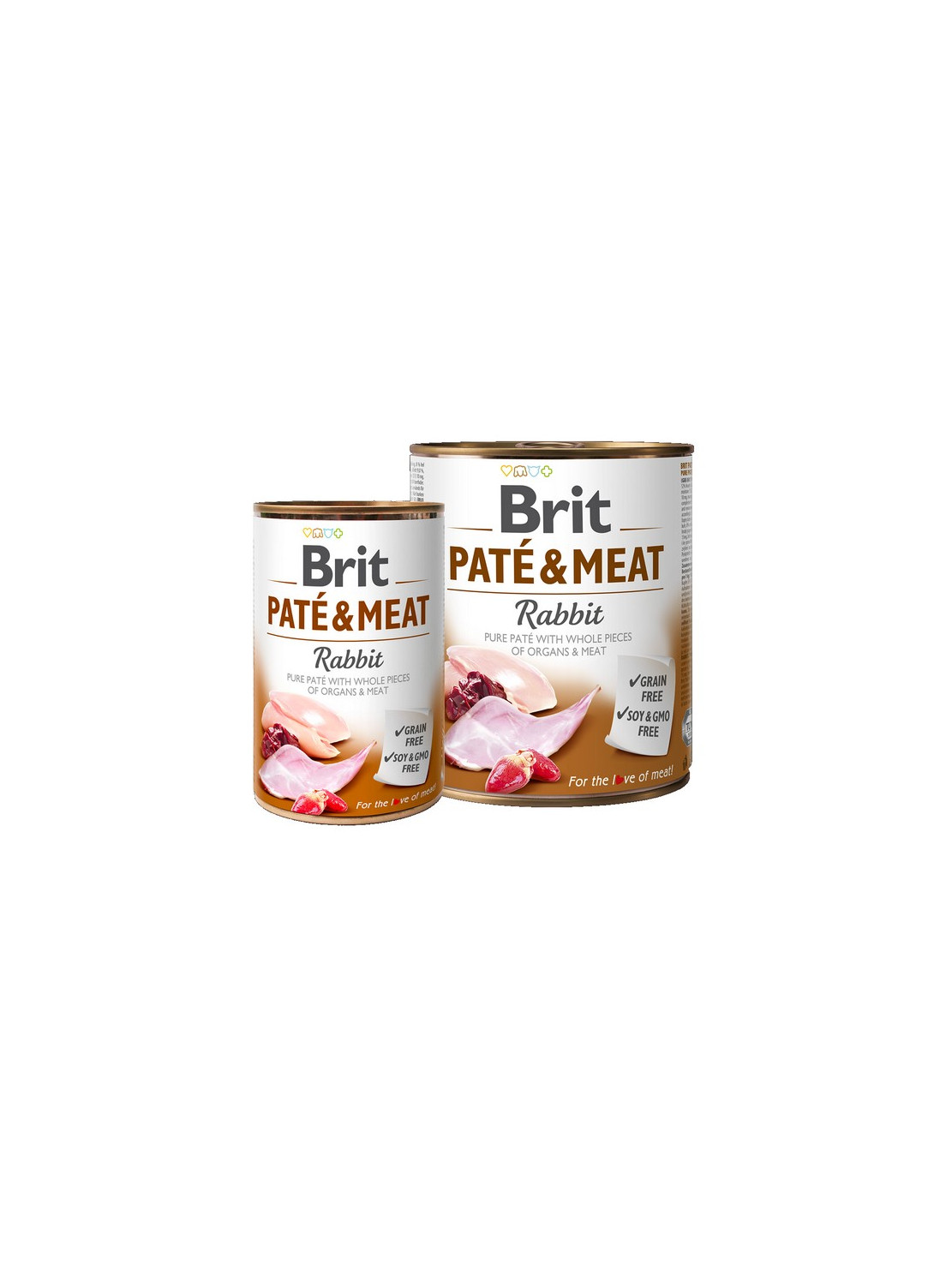 Brit Pate & Meat Dog Rabbit puszka 800g