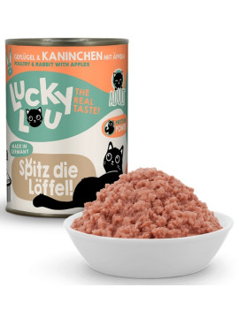 Lucky Lou Lifestage Adult Drób i królik puszka 400g