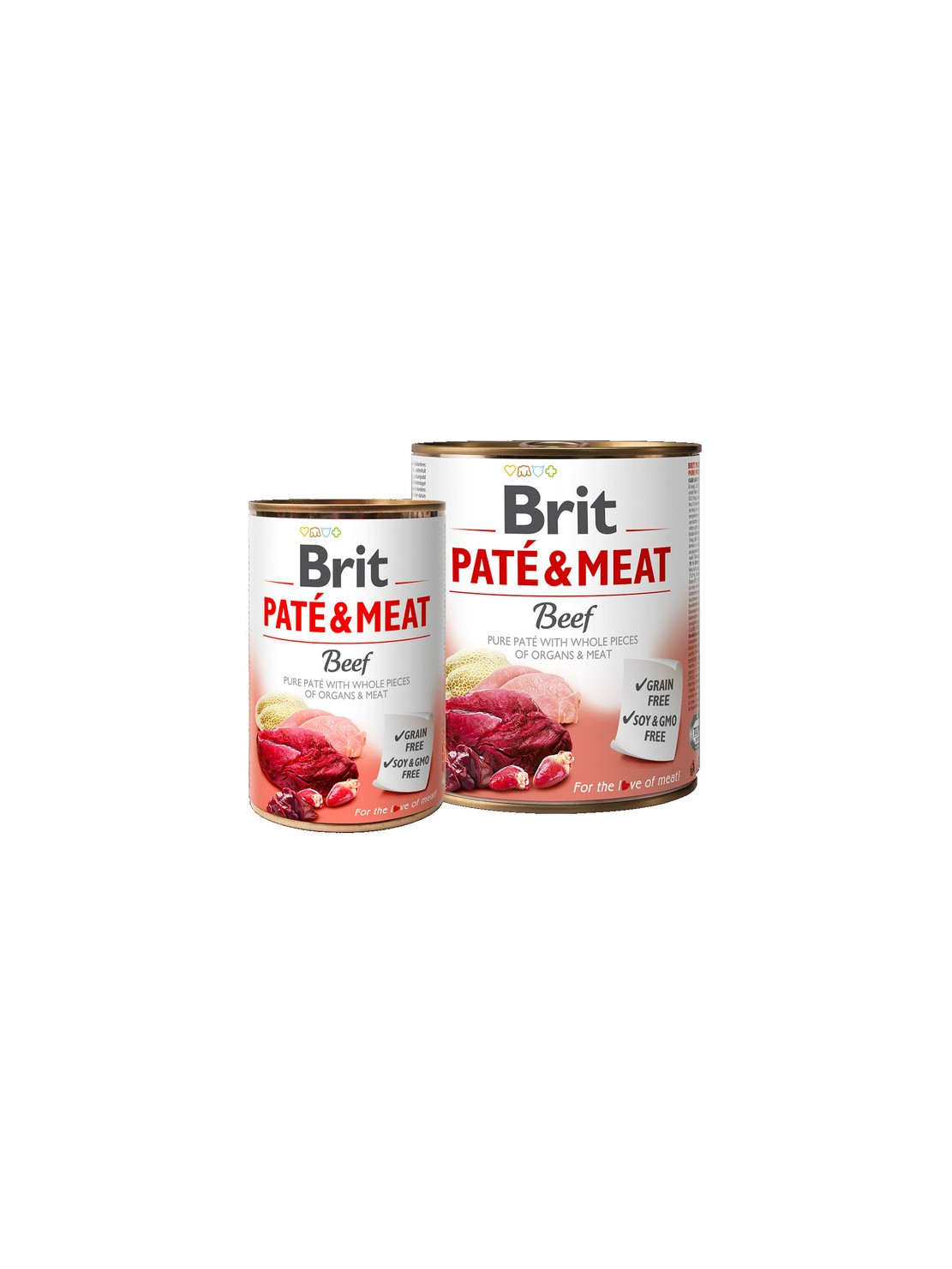 Brit Pate & Meat Dog Beef puszka 800g