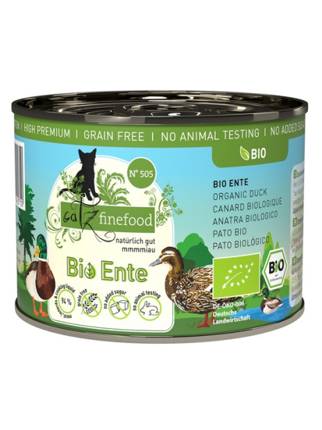 Catz Finefood Bio N.505 Kaczka puszka 200g