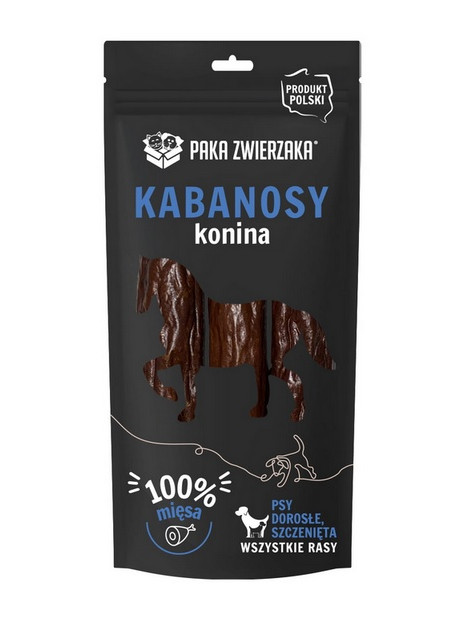 Paka Zwierzaka Kabanosy Konina 3szt 80g