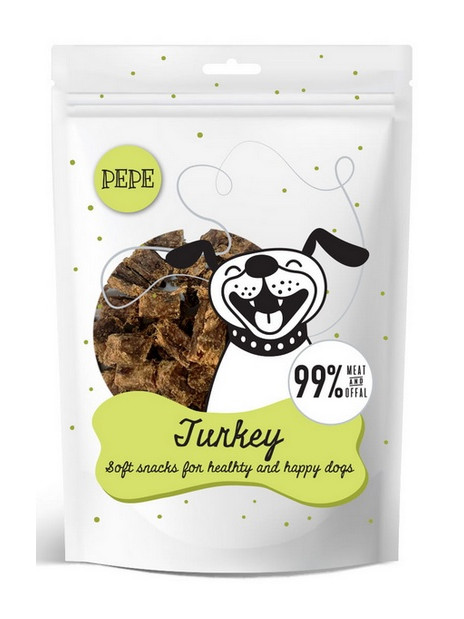 Paka Zwierzaka PEPE Mini Chunkies Turkey (indyk) 70g