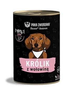 Paka Zwierzaka Seventh Heaven Rabbit & Beef puszka 400g