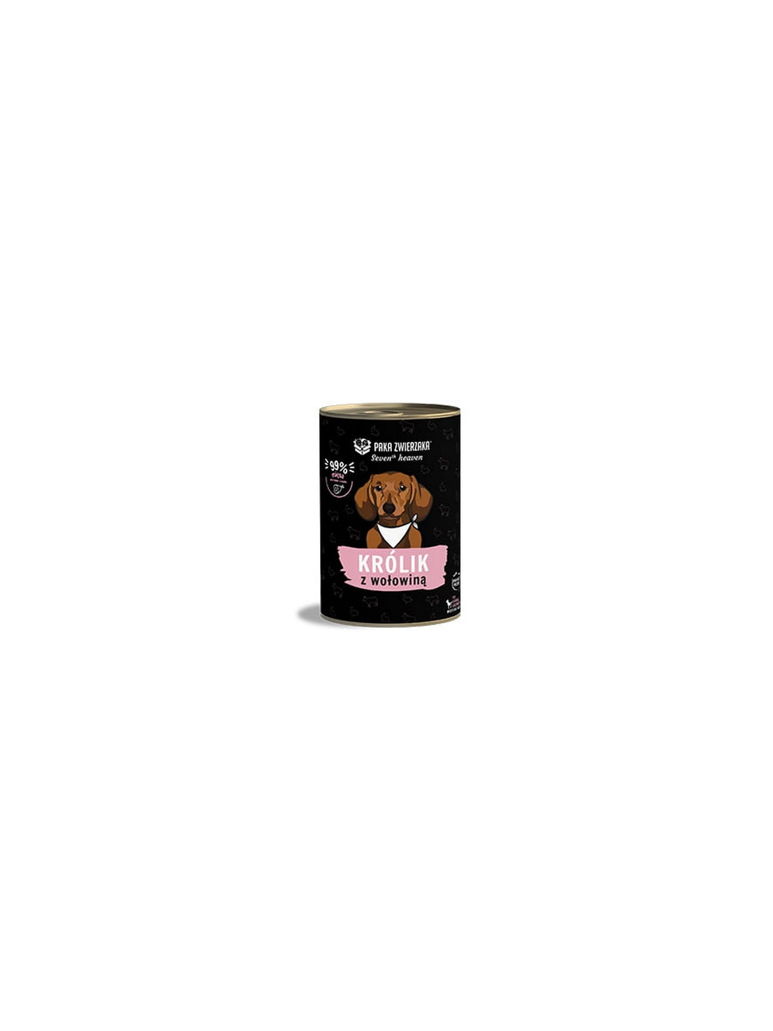 Paka Zwierzaka Seventh Heaven Rabbit & Beef puszka 400g
