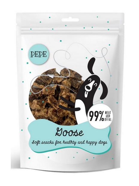 Paka Zwierzaka PEPE Mini Chunkies Goose (gęś) 70g