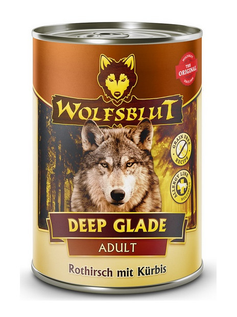 Wolfsblut Dog Deep Glade - jeleń i bawół puszka 395g
