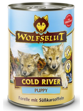 Wolfsblut Dog Puppy Cold River - pstrąg i bataty puszka 395g