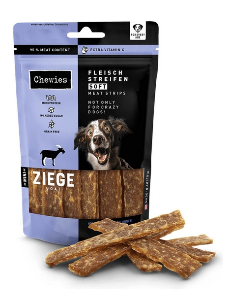 Chewies Meat Strips Soft Mini Koza 70g