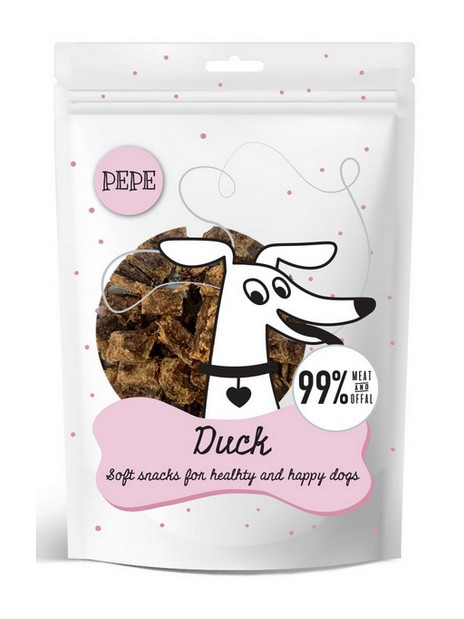 Paka Zwierzaka PEPE Mini Chunkies Duck (kaczka) 70g