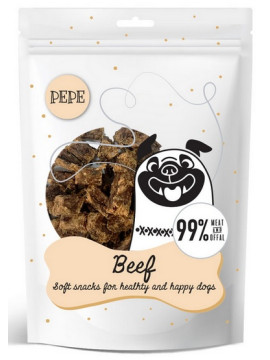 Paka Zwierzaka PEPE Mini Chunkies Beef (wołowina) 70g