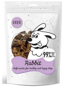 Paka Zwierzaka PEPE Mini Chunkies Rabbit (królik) 70g